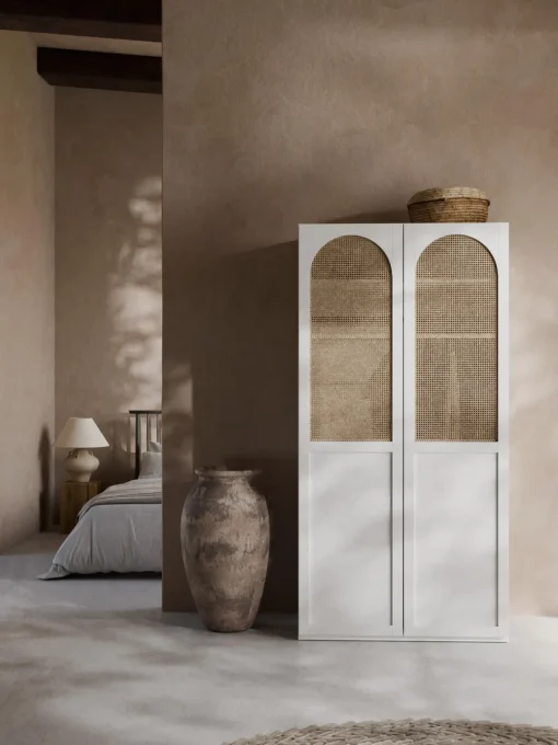 Armarios Empotrados|Armarios Modulares>Westwing Collection Armario modular Jeanne, 2 puertas (100 cm), diferentes opciones Blanco