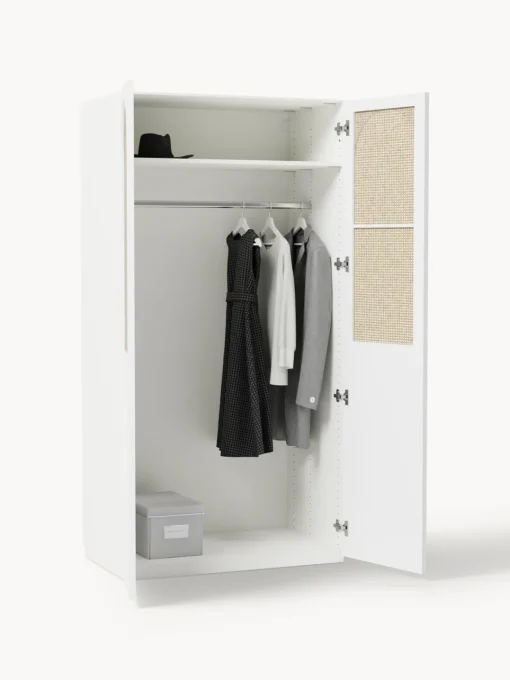 Armarios Empotrados|Armarios Modulares>Westwing Collection Armario modular Jeanne, 2 puertas (100 cm), diferentes opciones Blanco