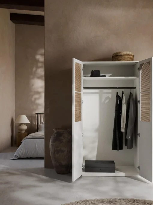 Armarios Empotrados|Armarios Modulares>Westwing Collection Armario modular Jeanne, 2 puertas (100 cm), diferentes opciones Blanco