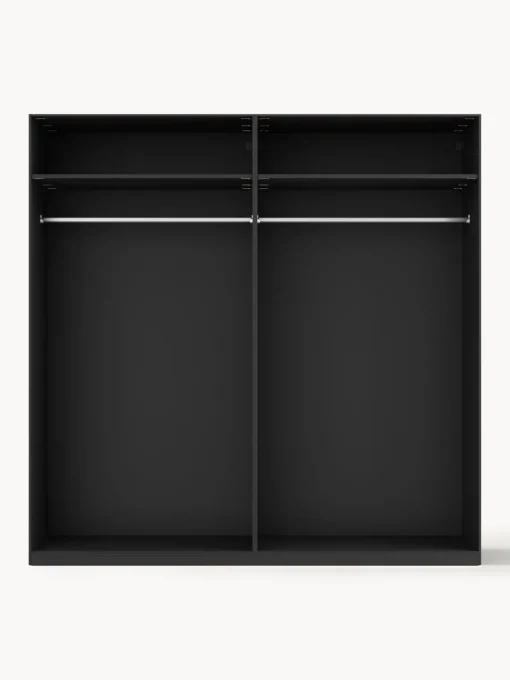 Armarios Empotrados|Armarios Modulares>Westwing Collection Armario modular Jeanne, 2 puertas (200 cm), diferentes opciones Negro