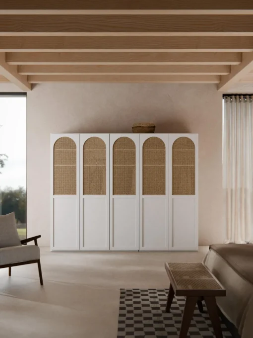 Armarios Empotrados|Armarios Modulares>Westwing Collection Armario modular Jeanne, 1 puerta (50 cm), variantes diferentes Blanco