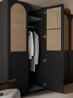 Armarios Empotrados|Armarios Modulares></noscript>Westwing Collection Armario modular Jeanne, 6 puertas (300 cm), diferentes opciones Negro