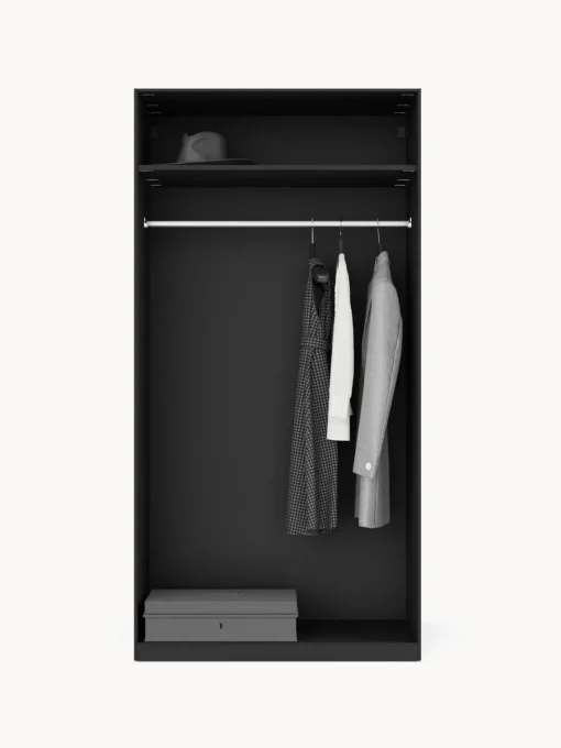 Armarios Empotrados|Armarios Modulares>Westwing Collection Armario modular Leon, An 100 cm, variantes diferentes Negro