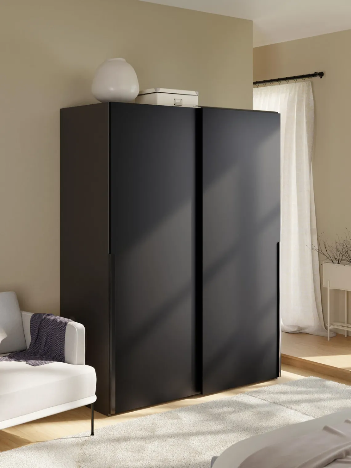 Sale Armario modular Leon, 2 puertas correderas (150 cm), diferentes variantes Armarios Con Puerta Corredera|Armarios Modulares