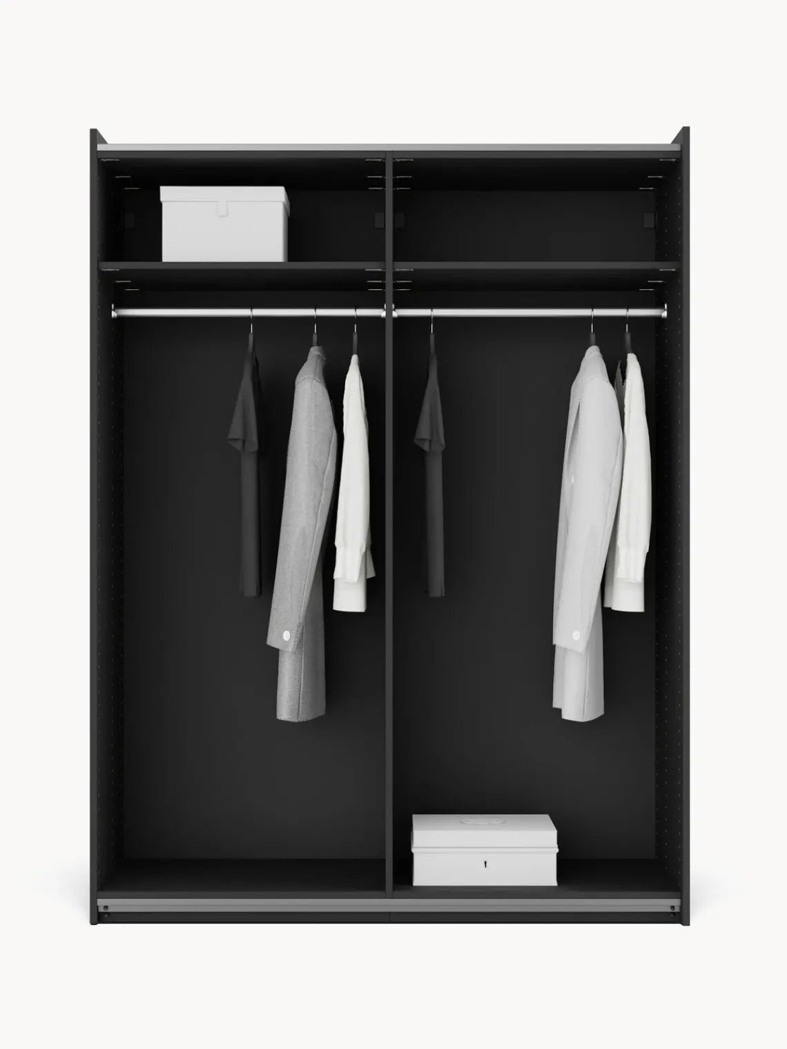 Sale Armario modular Leon, 2 puertas correderas (150 cm), diferentes variantes Armarios Con Puerta Corredera|Armarios Modulares