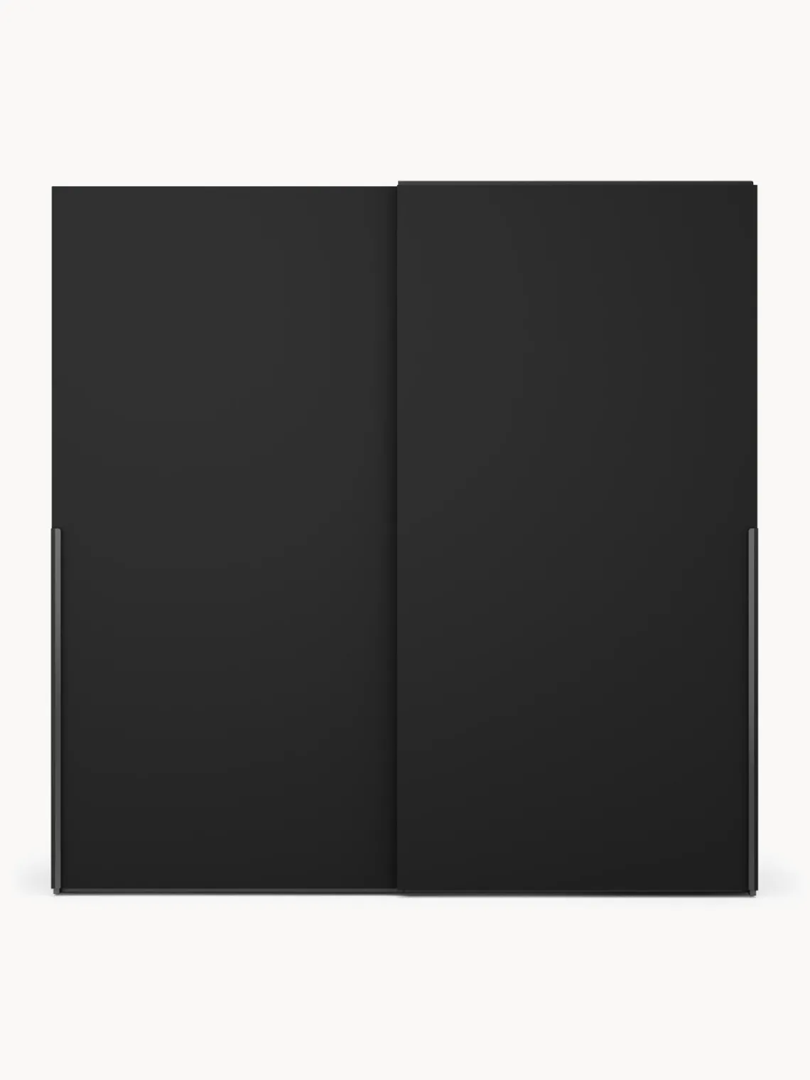 Armarios Con Puerta Corredera|Armarios Modulares>Westwing Collection Armario modular Leon, 2 puertas correderas (200 cm), diferentes variantes Negro