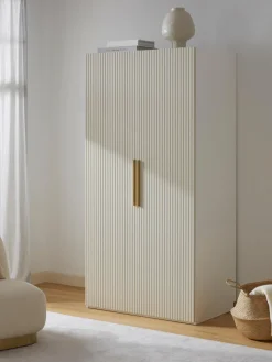 Armarios Empotrados|Armarios Modulares>Westwing Collection Armario modular Simone, An 100 cm, variantes diferentes Madera, beige claro