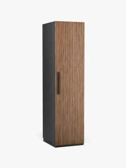 Armarios Empotrados|Armarios Modulares>Westwing Collection Armario modular Simone, An 50 cm, variantes diferentes Aspecto madera de nogal, negro
