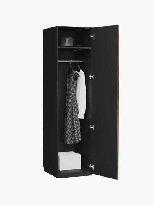 Armarios Empotrados|Armarios Modulares>Westwing Collection Armario modular Simone, An 50 cm, variantes diferentes Aspecto madera de nogal, negro