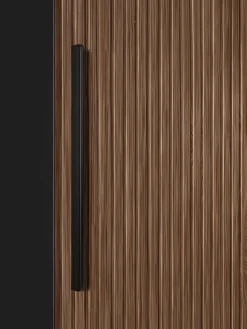 Armarios Con Puerta Corredera|Armarios Modulares></noscript>Westwing Collection Armario modular Simone, 2 puertas correderas (200 cm), diferentes variantes Aspecto madera de nogal, negro