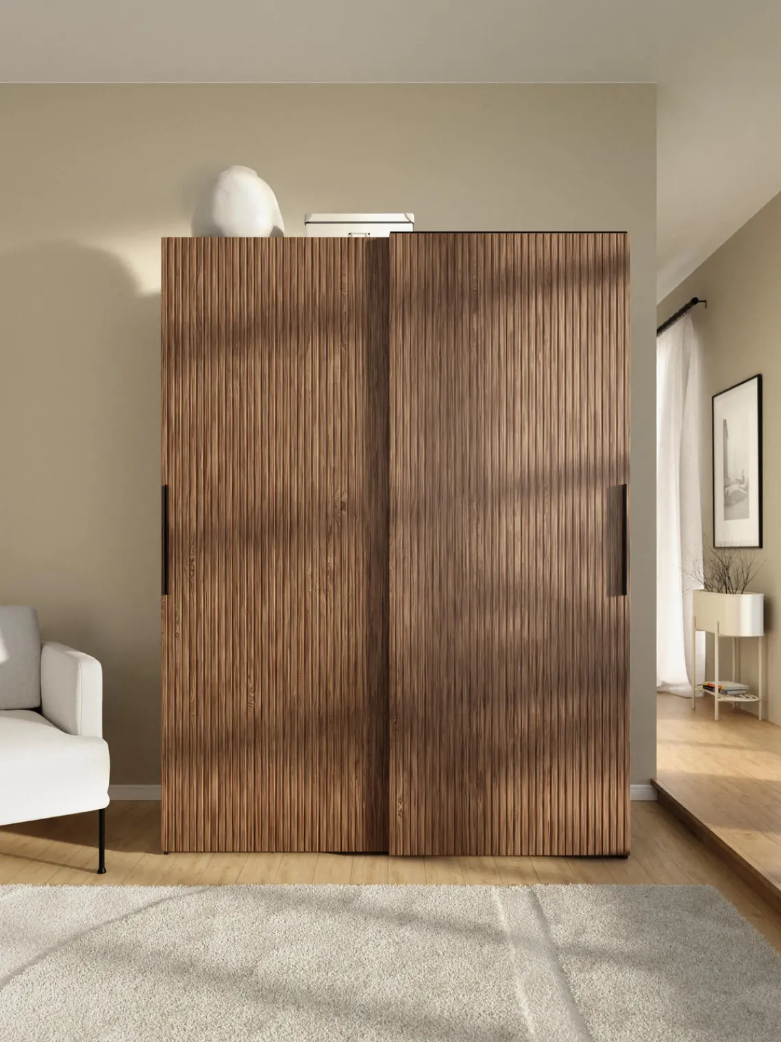 Best Armario modular Simone, 2 puertas correderas (150 cm), diferentes variantes Armarios Con Puerta Corredera|Armarios Modulares