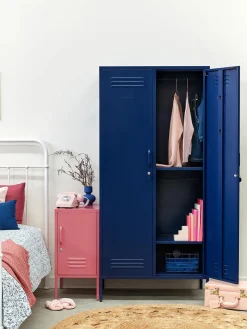 Armarios Infantiles|Armarios Infantiles></noscript>Mustard Made Armario pequeño The Twinny Azul oscuro