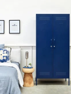 Armarios Infantiles|Armarios Infantiles></noscript>Mustard Made Armario pequeño The Twinny Azul oscuro
