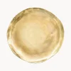 Vajillas Completas|Menaje De Mesa>Bitossi Home Bajoplato de porcelana artesanal con borde irregular dorado Edge