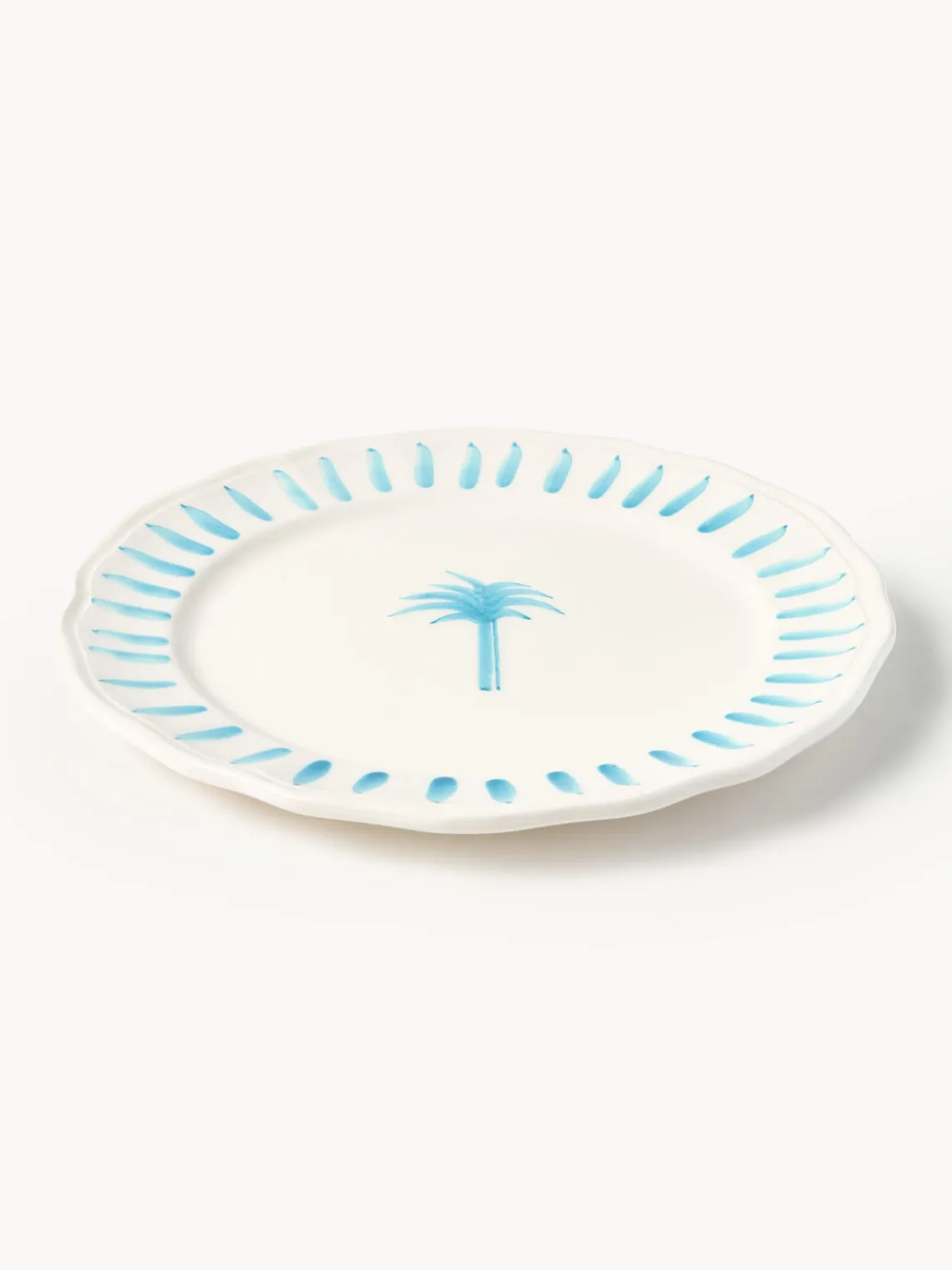 Cuencos Y Platos De Servir|Vajillas Completas>Les Ottomans Bajoplato pintado a mano The Palms