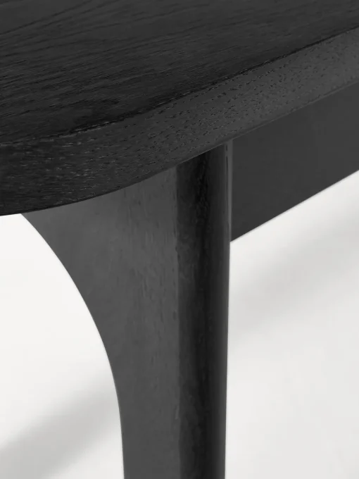 Bancos|Bancos>Westwing Collection Banco de madera Apollo, tamaños diferentes Madera de roble lacada en negro