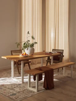 Online Banco de madera de roble Oliver, tamaños diferentes Bancos|Bancos