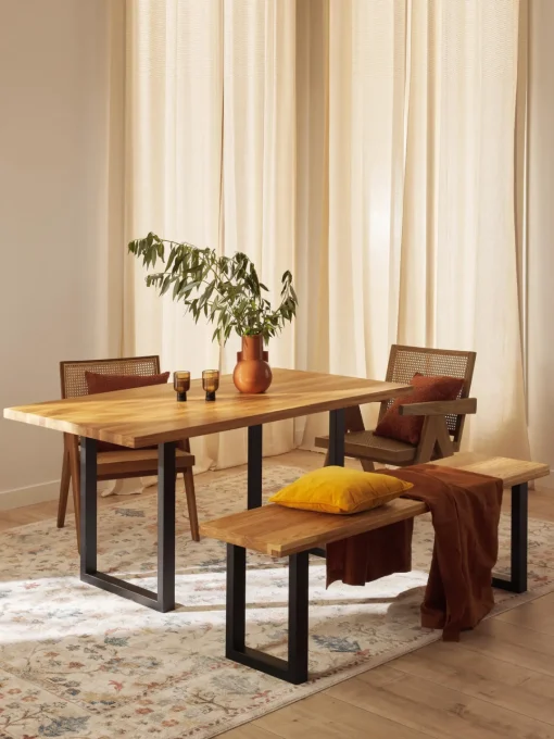 Bancos|Bancos>Westwing Collection Banco de madera de roble Oliver, tamaños diferentes