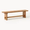 Bancos|Bancos>Westwing Collection Banco de madera de teca Hugo, tamaños diferentes
