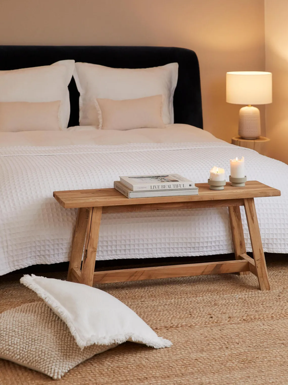 Bancos|Bancos>Westwing Collection Banco de madera de teca Lawas