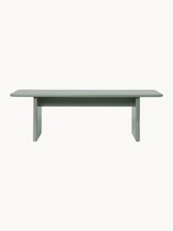 Bancos|Bancos>Ferm Living Banco de madera pulida Rink Verde salvia brillante