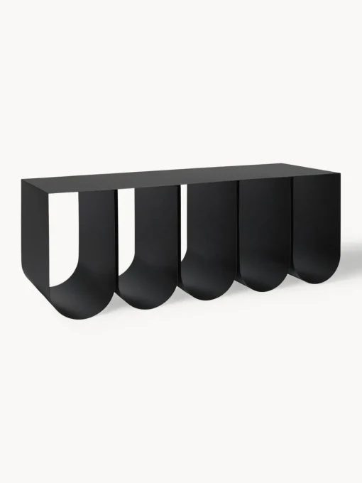Discount Banco de metal Curved Bancos|Bancos