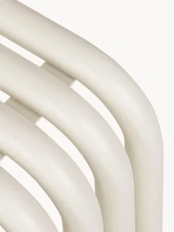 Bancos De Jardín|Bancos></noscript>Noo.ma Banco de metal Nokk Blanco Off White