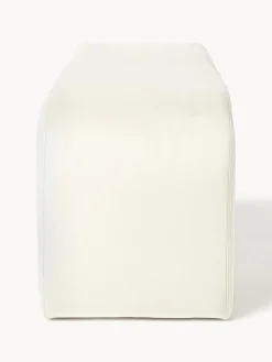 Bancos|Bancos></noscript>Westwing Collection Banco de terciopelo Penelope Terciopelo blanco crema