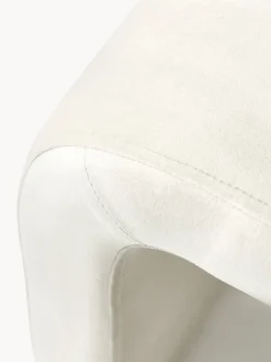 Bancos|Bancos></noscript>Westwing Collection Banco de terciopelo Penelope Terciopelo blanco crema