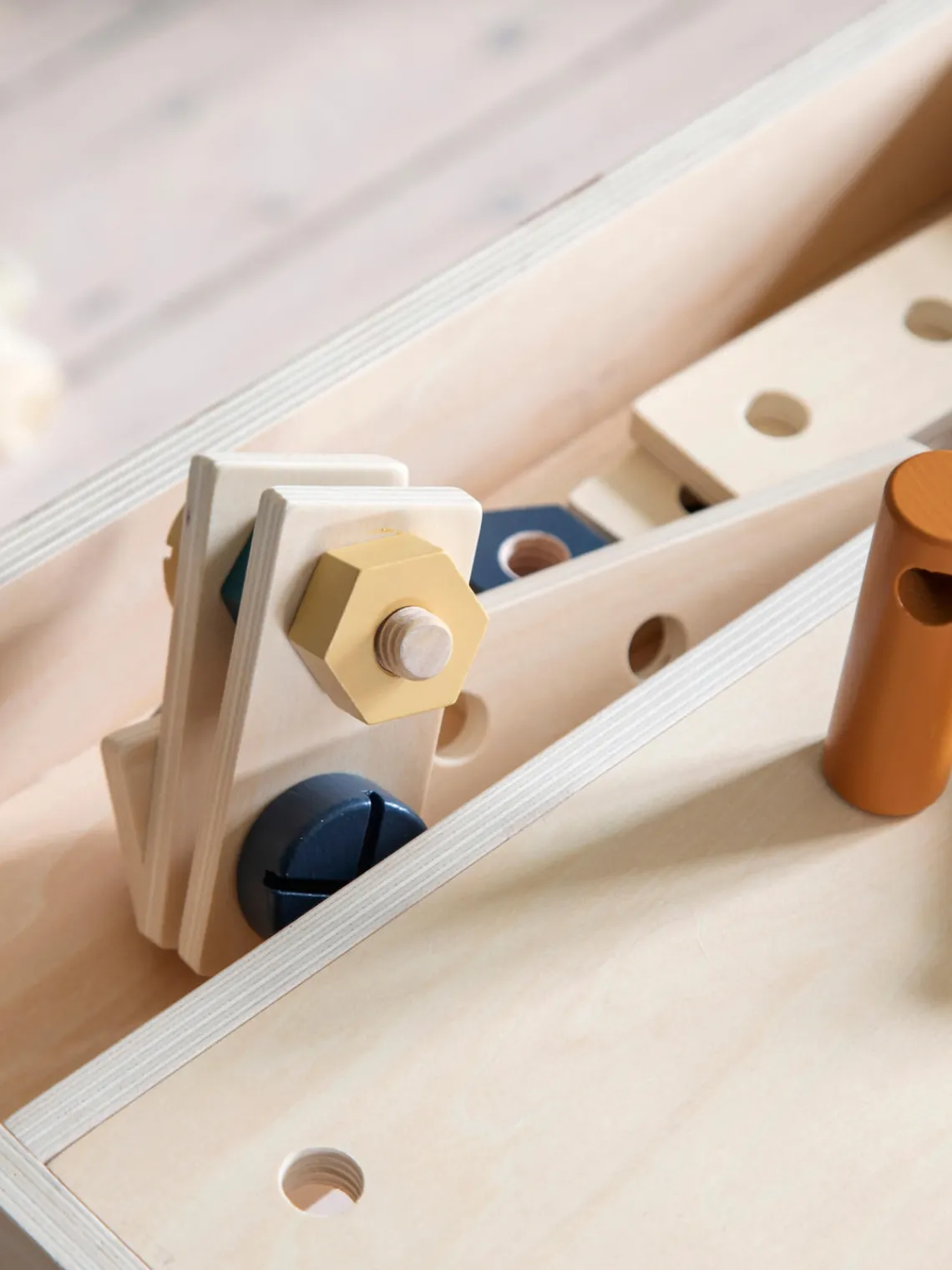 Juguetes A Partir De 1 Año|Juguetes Y Peluches>Sebra Banco de trabajo de madera Woodland, regulable en altura