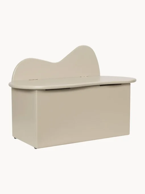 Discount Banco infantil de madera con espacio de almacenamiento Slope Sillas Infantiles