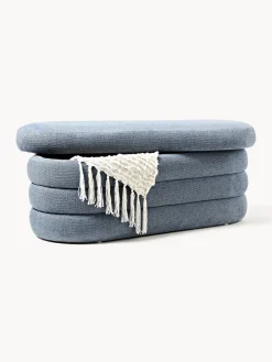 Discount Banco tapizado con espacio de almacenamiento Alto Bancos|Bancos