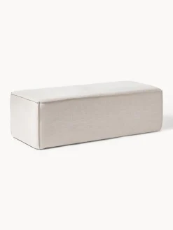 Bancos|Bancos>Westwing Collection Banco tapizado Sanja Tejido beige claro