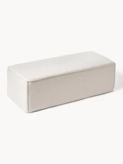 Bancos|Bancos></noscript>Westwing Collection Banco tapizado Sanja Tejido beige claro