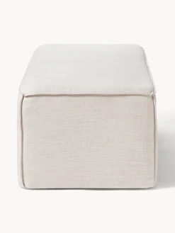Bancos|Bancos></noscript>Westwing Collection Banco tapizado Sanja Tejido beige claro