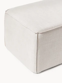 Bancos|Bancos></noscript>Westwing Collection Banco tapizado Sanja Tejido beige claro