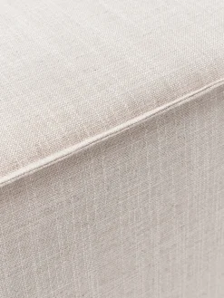 Bancos|Bancos></noscript>Westwing Collection Banco tapizado Sanja Tejido beige claro
