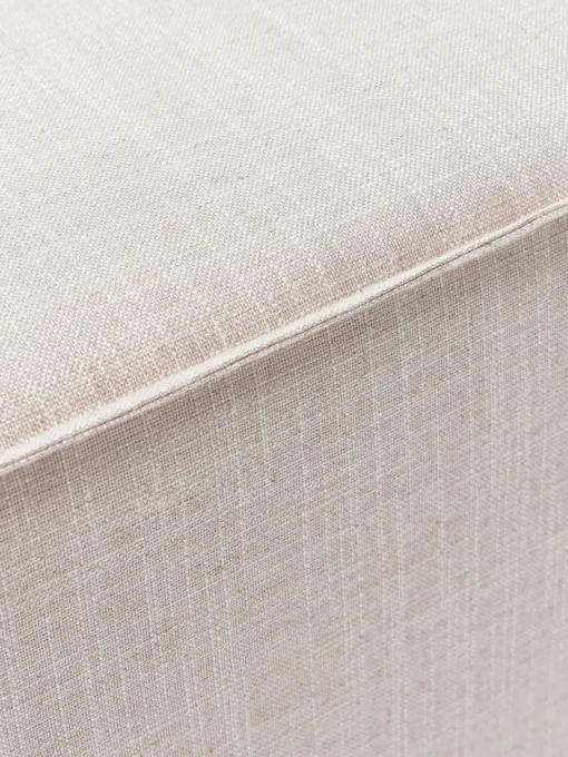 Bancos|Bancos>Westwing Collection Banco tapizado Sanja Tejido beige claro