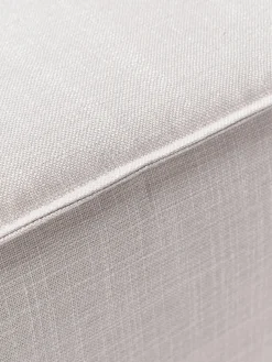 Bancos|Bancos></noscript>Westwing Collection Banco tapizado Sanja Tejido blanco crema