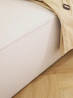 Bancos|Bancos></noscript>Westwing Collection Banco tapizado Sanja Tejido blanco crema