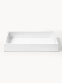 Jarrones|Bandejas Decorativas></noscript>Westwing Collection Bandeja brillante Hayley, 33 cm Blanco