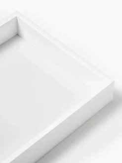 Jarrones|Bandejas Decorativas></noscript>Westwing Collection Bandeja brillante Hayley, 33 cm Blanco