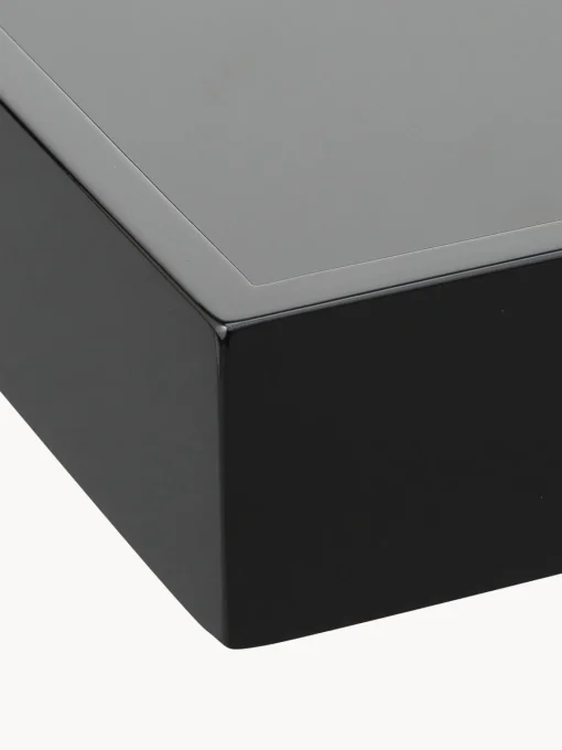 Jarrones|Bandejas Decorativas>Westwing Collection Bandeja brillante Hayley, 50 cm Negro