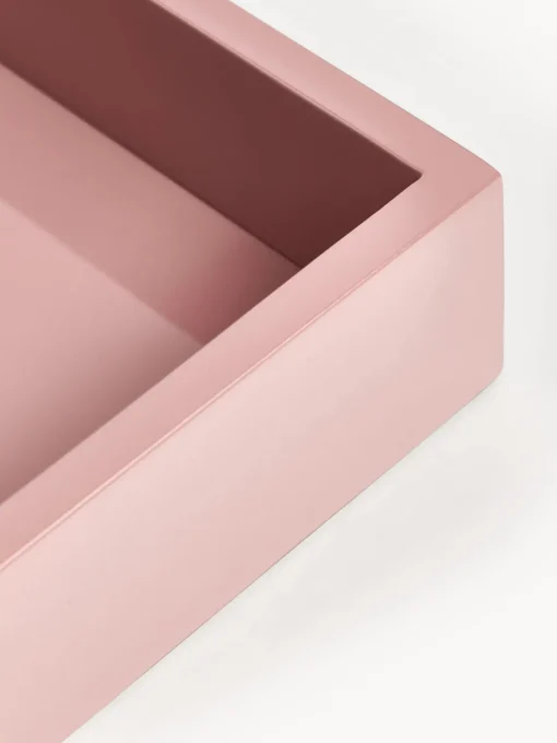 Jarrones|Bandejas Decorativas>Westwing Collection Bandeja brillante Hayley, 33 cm Rosa oscuro