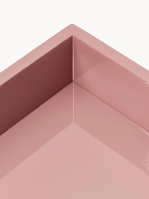 Jarrones|Bandejas Decorativas>Westwing Collection Bandeja brillante Hayley, 33 cm Rosa oscuro