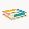 Bandeja decorativa artesanal Mustique Bandejas Decorativas|Jarrones