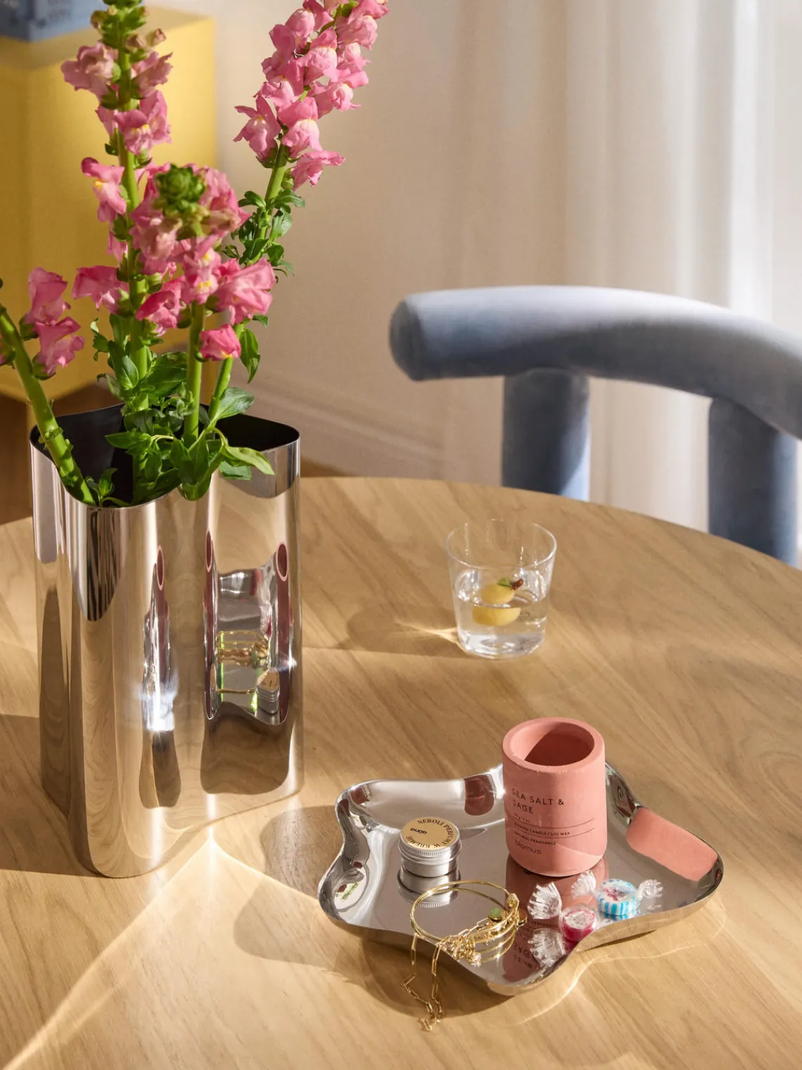 Best Bandeja decorativa de acero inoxidable Vine Bandejas Decorativas|Jarrones