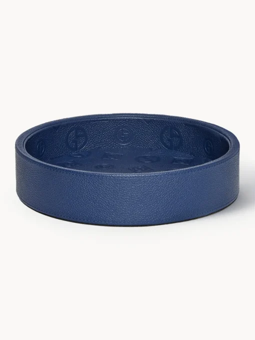 Online Bandeja decorativa de cuero Sirio Jarrones|Bandejas Decorativas