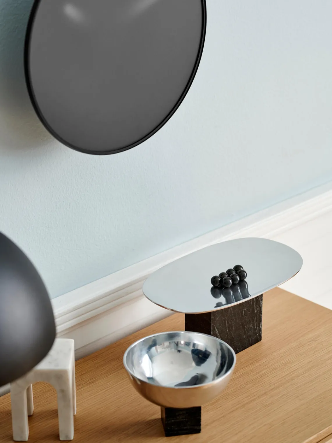 Discount Bandeja decorativa de mármol Sapoto Bandejas Decorativas|Jarrones