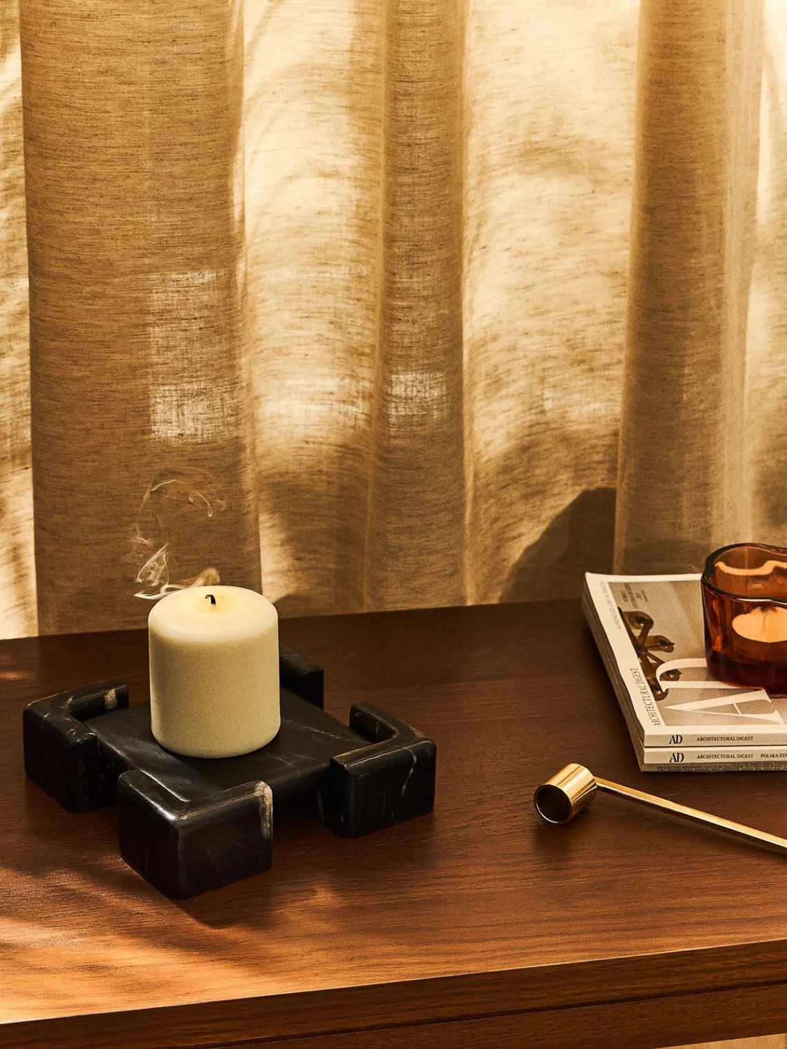 Jarrones|Bandejas Decorativas>Westwing Collection Bandeja decorativa de mármol Knud Mármol negro